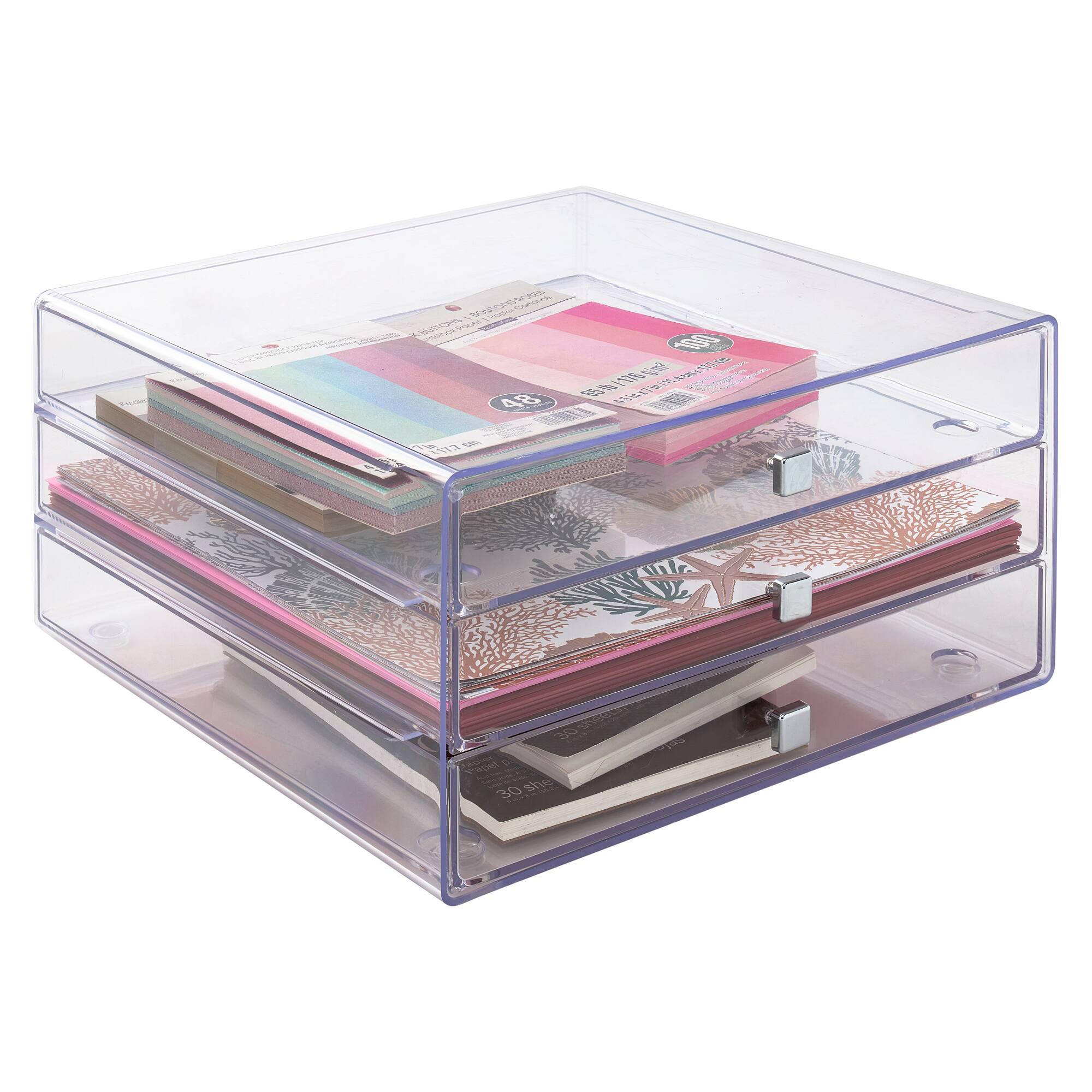 Clear 3-Drawer Organizer by Simply Tidy™
